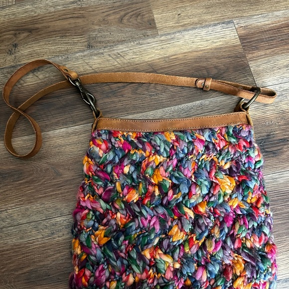 Colorful Knit Lucky Brand Shoulder Bag - Picture 2 of 5